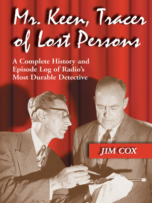 cover image of Mr. Keen, Tracer of Lost Persons